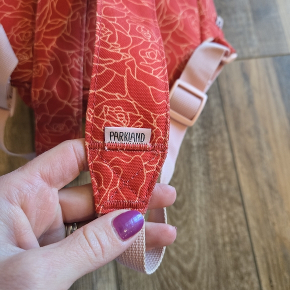 Red Floral Backpack - Picture 6 of 9